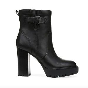 Veronica Beard Hannigan Chunky Leather Booties